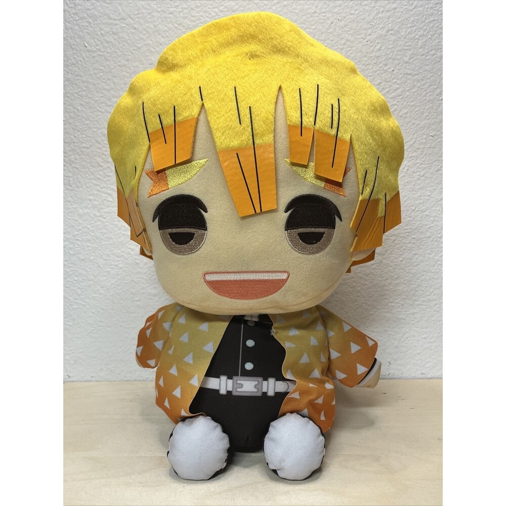 Bandai Spirits Super Big Plush 15” Demon Slayer Zenitsu Agatsuma